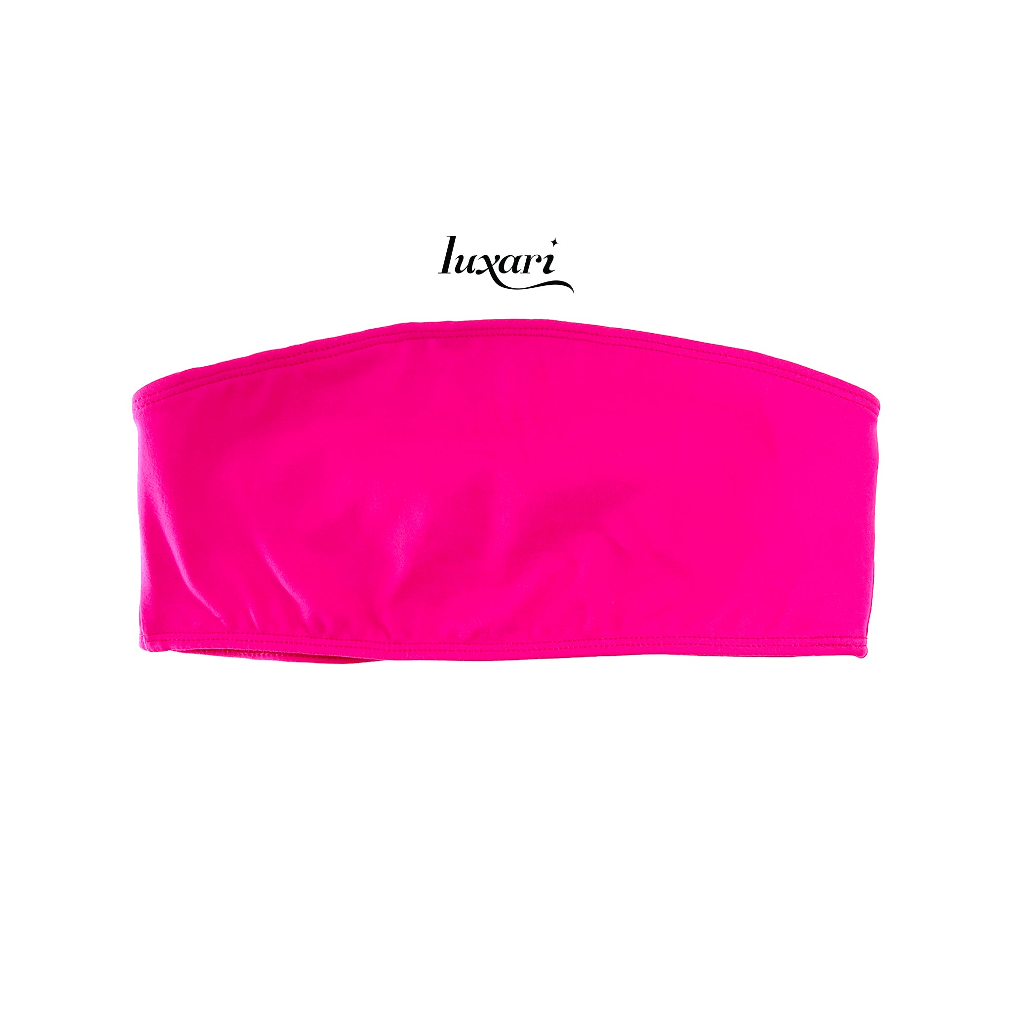 Luxari Bandeau Top | Hot Pink